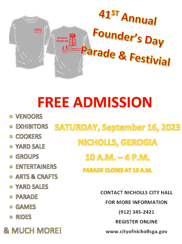 City of Nicholls, Established 1903